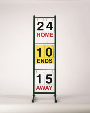 6 ROYAL Upright Double Sided Scoreboards