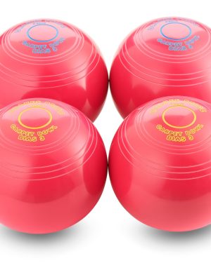 Drakes Pride – Coloured Biassed Carpet Bowls