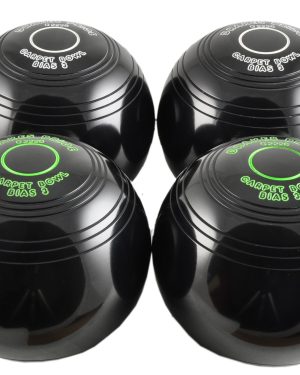 Drakes Pride – Black and Brown Biassed Carpet Bowls