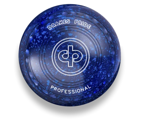 Drakes Pride Professional Bowl - Blue / Blue - 24 Dimple Grip