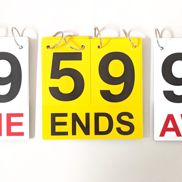 Deluxe Bowls Scoreboard Replacement Double Sided Numbers (0 to 49