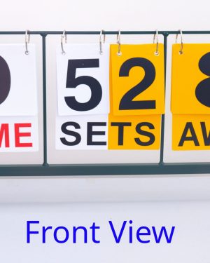 6 Royal Horizontal Tennis Scoreboards