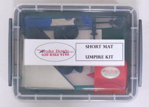 short mat bowls umpires kit
