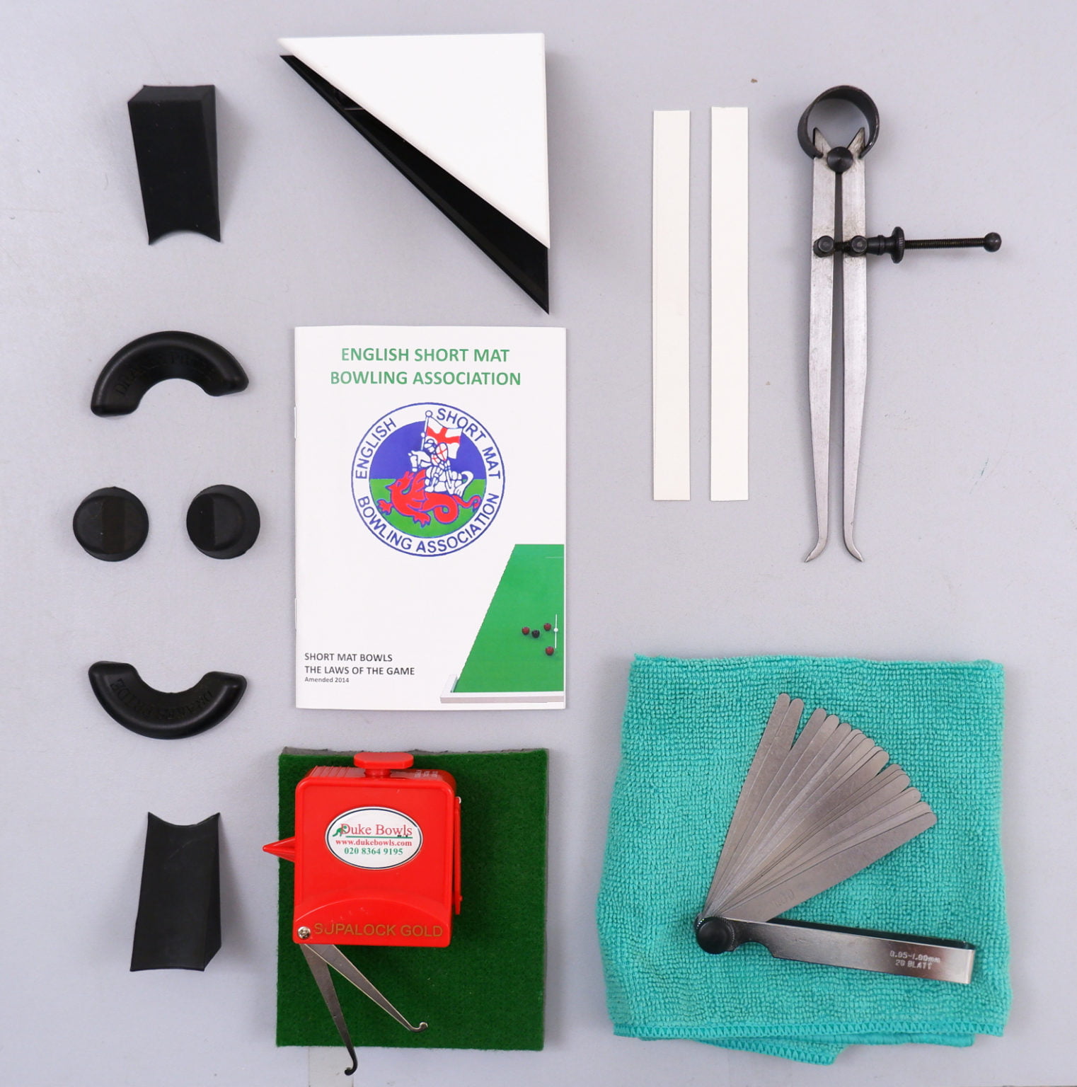 Short Mat Bowls Umpires Kit Duke Bowls