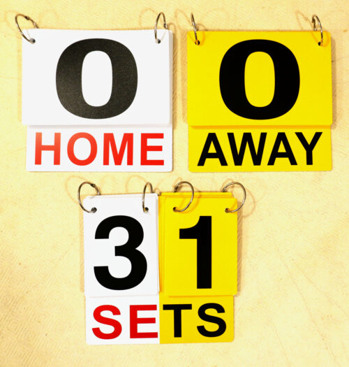 Tennis Scoreboard Replacement Numbers