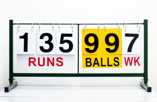 cricket scoreboard