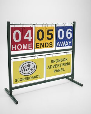 ROYAL Deluxe Bowls Scoreboard with 2 Horizontal Advertising Panels